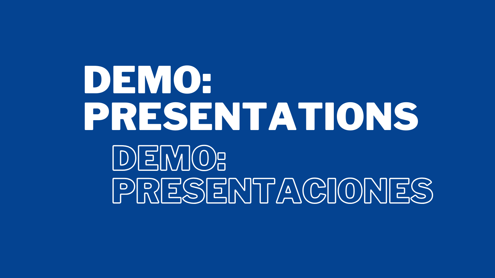 demo